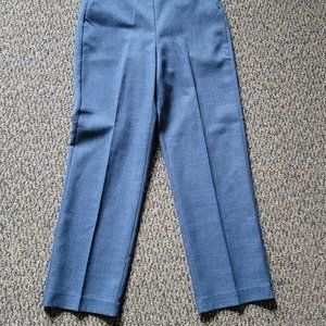 Alfred Dunner Blue Dress Pants 6P Like New Condition